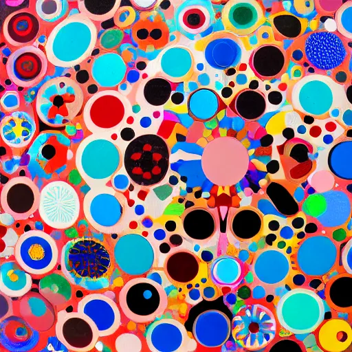 Prompt: artwork by Damien Hirst