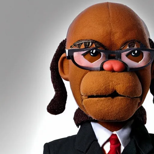 Prompt: Samuel L Jackson as a Muppet