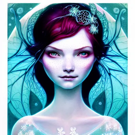 Image similar to ! frozens anna, dream medium portrait top light, by killian eng and joe fenton and martin deschambault and conrad roset, inspired by machine faery, etching, fine, sharp high detail,