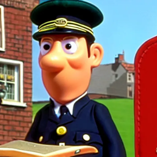 Image similar to herman goering in postman pat, bbc