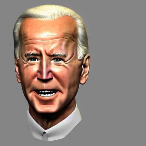 Image similar to 3 d model of joe biden