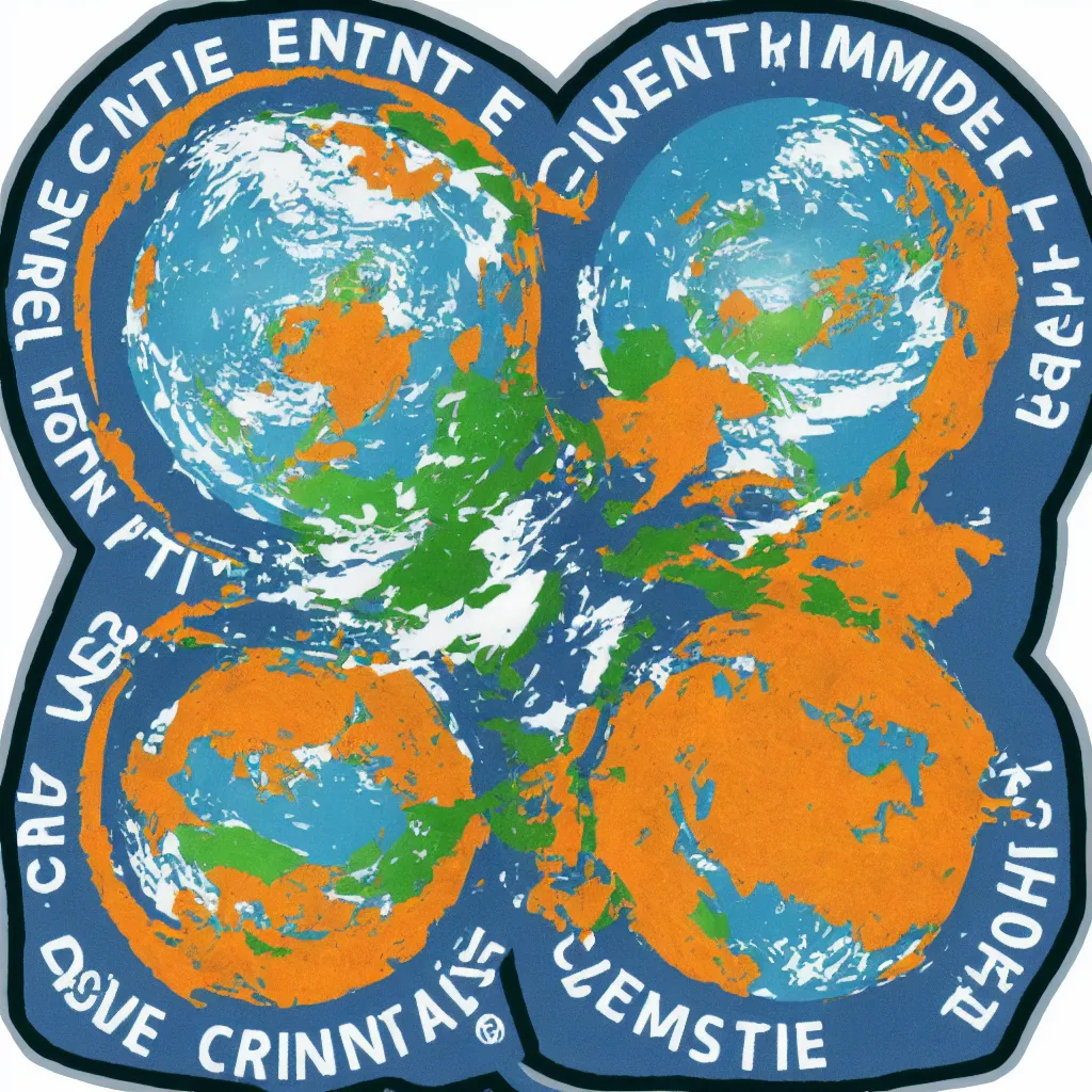 Image similar to centre for satellite data in environmental science logo mission patch