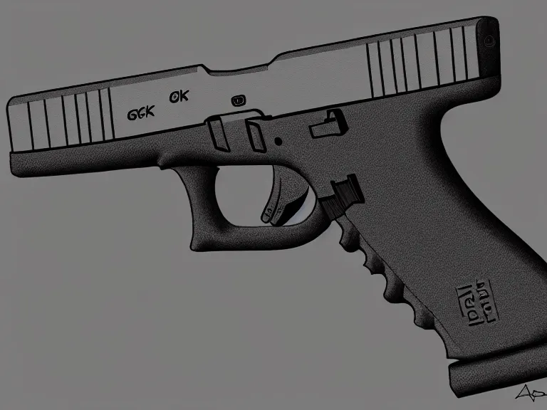 glock 1 7, art by adrien roose, furaffinity, extremely | Stable ...