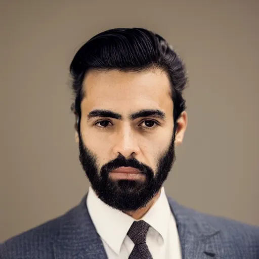 Prompt: Camilo Cesar Augusto Gomez Chaparro, perfect face proportions, groomed beard , handsome, anthropologist, 8k, cinematic, reality,