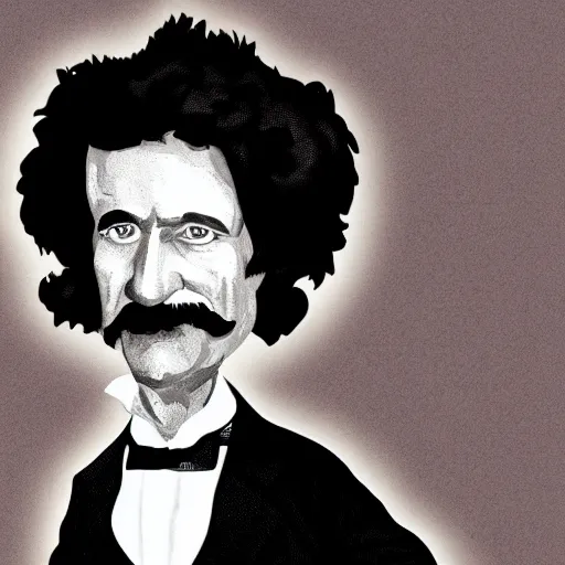 Prompt: mark twain in the style of nick park