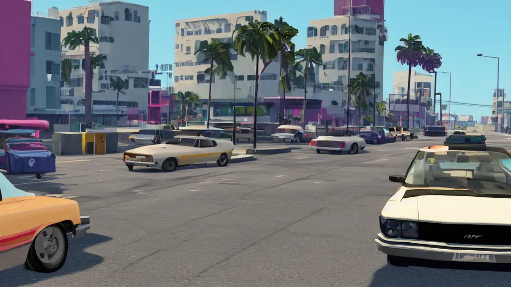 Prompt: Vice City in GTA 6