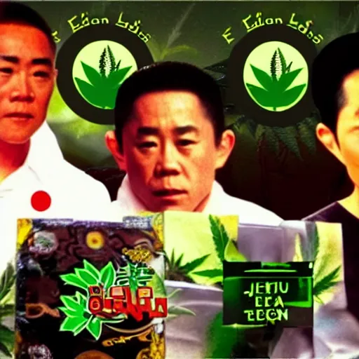 Prompt: Jet Li cannabis mukbang iron chef 1996 DVD rip