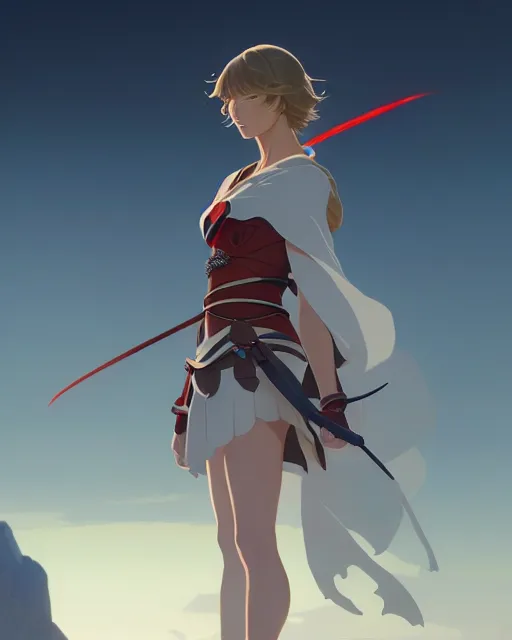 Image similar to azctec warrior, taylor swift, detailed perfect face, exquisite details, fire magic, mid view, design on a white background, by studio muti, greg rutkowski makoto shinkai takashi takeuchi studio ghibli