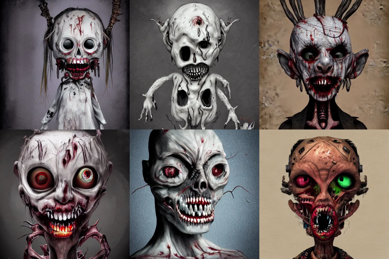 Prompt: voodo doll concept art, highly detailed, horror, scary, terrifying, horrific, hd 4k