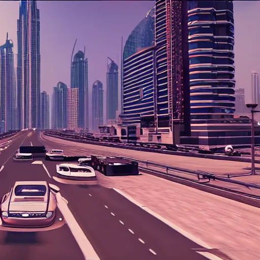 Image similar to gta : dubai, cinematic shot