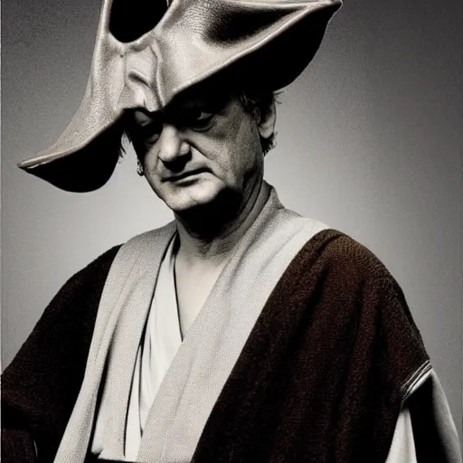 Image similar to bill murray as a jedi master