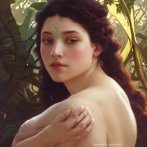 Image similar to turanga leela, intricate, elegant, highly detailed, digital painting, artstation, concept art, smooth, sharp focus, illustration, art by artgerm and greg rutkowski and alphonse mucha and william - adolphe bouguereau