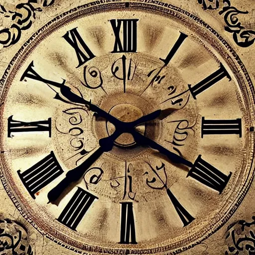 Image similar to clock arabic numerals