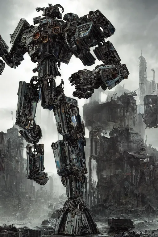 Image similar to a futurecore boxing humanoid mecha in ruin city, bright, by real steel ( 2 0 1 1 ), eve venture, raymond swanland, cryengine, post apocalyptic, mechanical structure, unreal engine 5, camouflage scheme, sharp focus, 8 k realistic, hyper detailed, bright, ray tracing, realistic shaded, smooth face