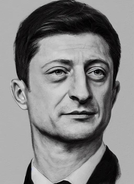 Image similar to portrait of Zelensky, realistic, Highly detailed.