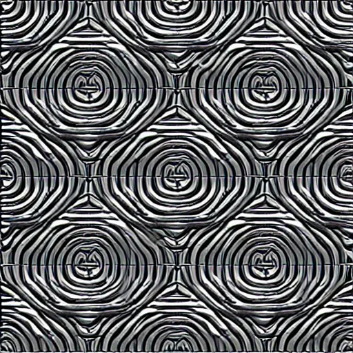 Prompt: blocky metal swirl ceiling seamless texture