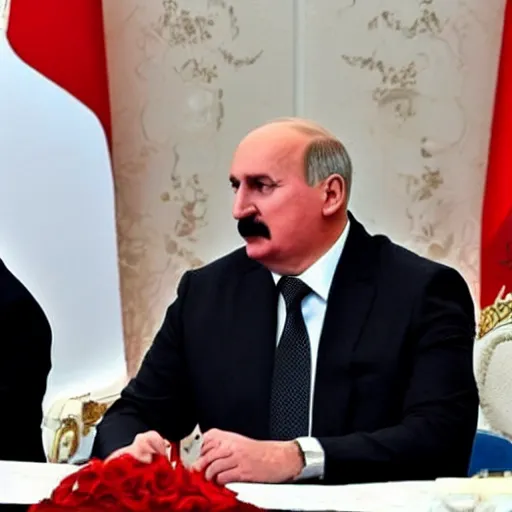 Image similar to Alexander Lukashenko as a T-800