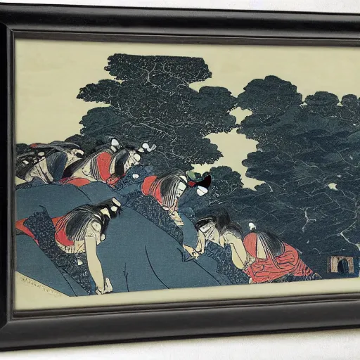 Image similar to Calcutta by Hokusai