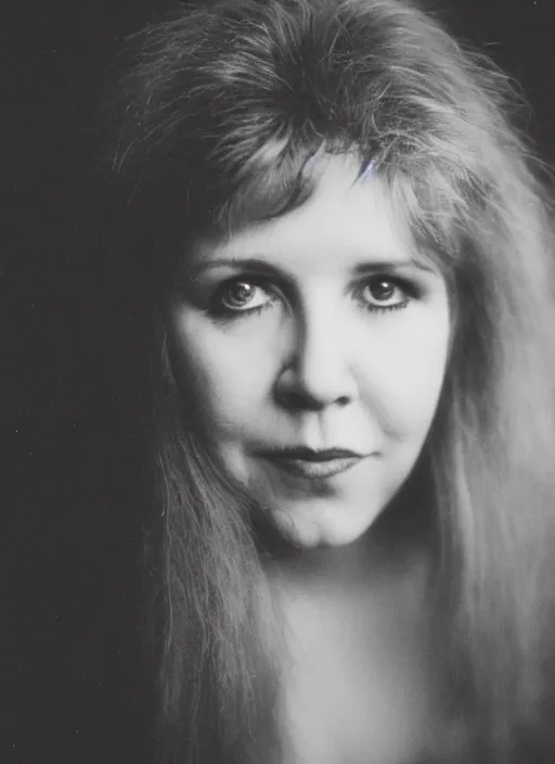 Image similar to dslr portrait photo still of 2 4 year old stevie nicks at age 2 4 with red hair playing a guitar, 8 5 mm, f 1. 8