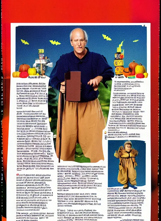 Image similar to a werner herzog halloween costume, full page scan from 1 9 8 8 toys r us catalog, highly detailed