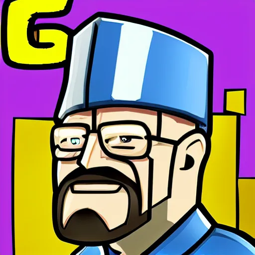 Prompt: walter white on clash royale