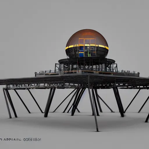 Prompt: Nikola Tesla's Earthquake machine, hyper photo realistic 8K HD octane render
