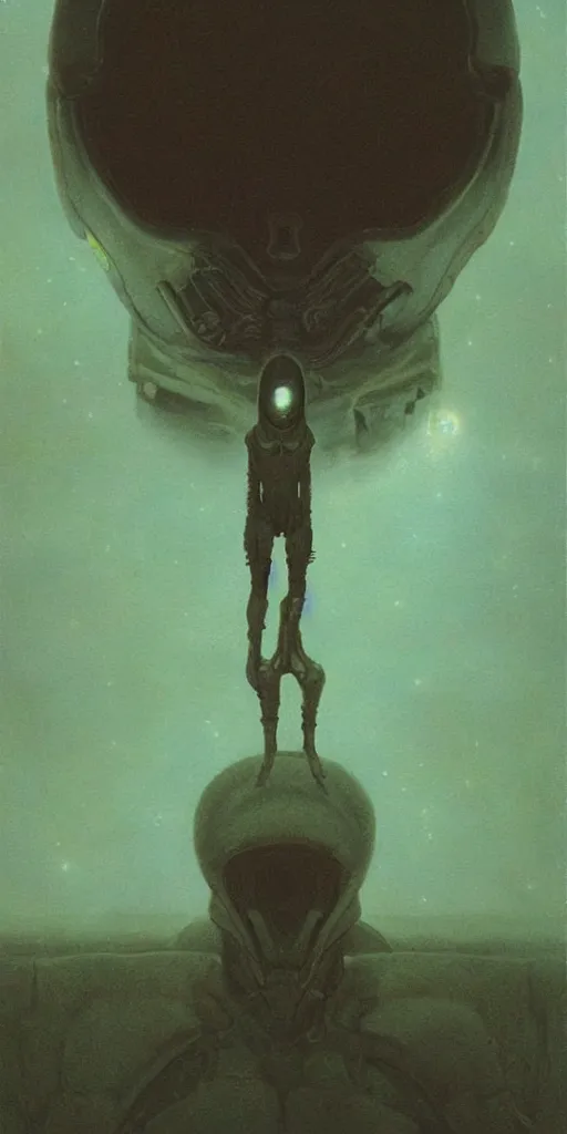 Prompt: alien astronaut, by beksinski, dynamic composition, dramatic lighting, hyperrealistic, ultra detailed, nitro colors