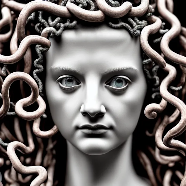 Image similar to medusa, highly detailed, 8 k, hdr, smooth, sharp focus, high resolution, award - winning photo