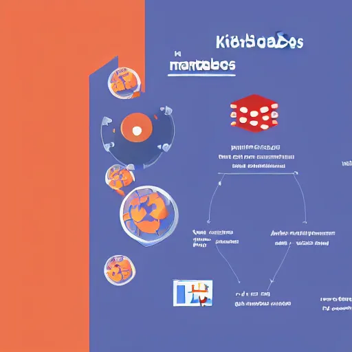 Image similar to a simple micro-service deployed to Kubernetes, presented at keynote by CEO, trending on Artstation, by Visual Capitalist