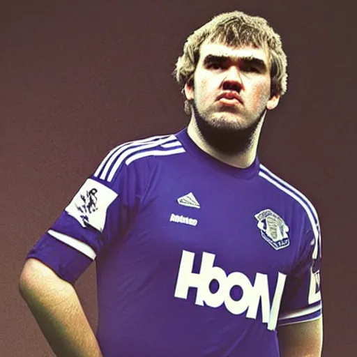 Prompt: hodor as a manchester united player, photorealistic, high detail, sharp focus