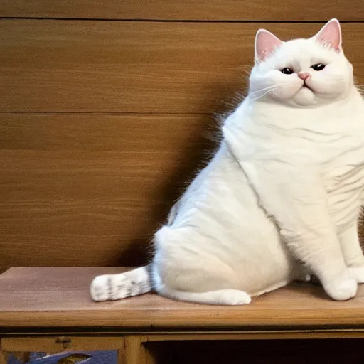 Image similar to Really fat cat