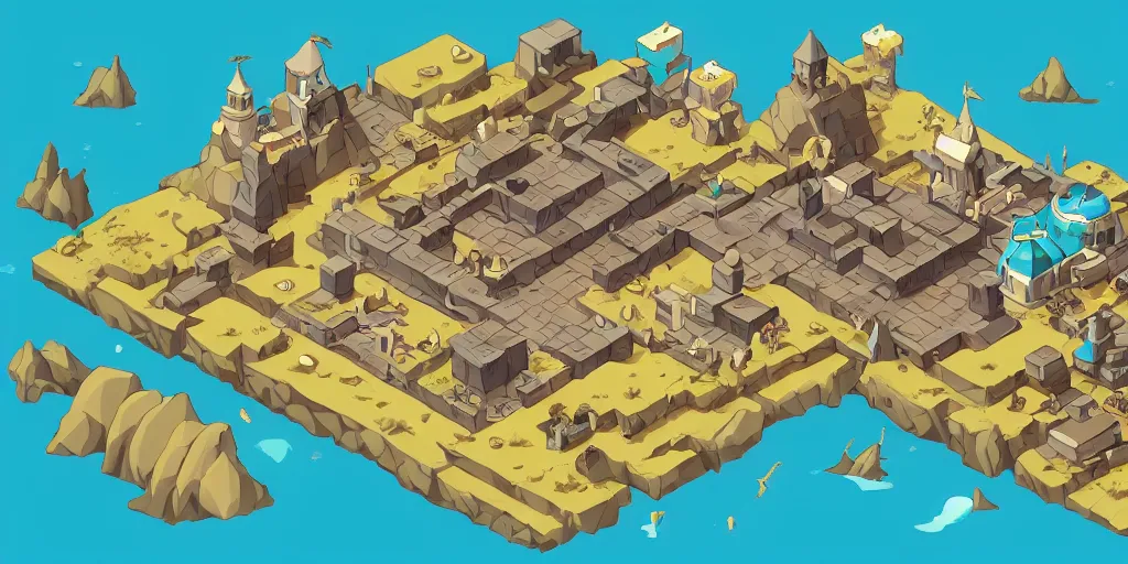 Image similar to A high detailed isometric vector art presenting an aerial view of a RPG room by Transistor, dofus, Bastion, pyre, hades, Patreon content, containing tables and walls, HD, straight lines, vector, grid, dnd map, map patreon, fantasy maps, foundry vtt, fantasy grounds, aerial view ,dungeondraft , tabletop, inkarnate, dugeondraft, roll20