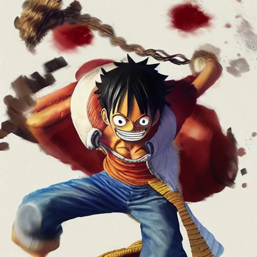 ArtStation - One Piece - Monkey D. Luffy (Gear Fourth)