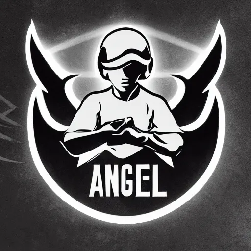 Prompt: Esports angel logo