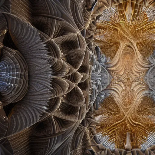 hyperrealistic 3 d render of a massive fractal | Stable Diffusion | OpenArt