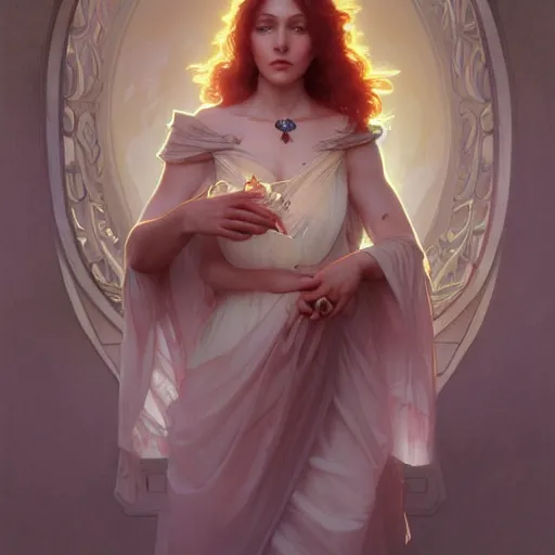 Prompt: lois griffin, intricate, elegant, highly detailed, digital painting, artstation, concept art, smooth, sharp focus, illustration, art by artgerm and greg rutkowski and alphonse mucha and william - adolphe bouguereau