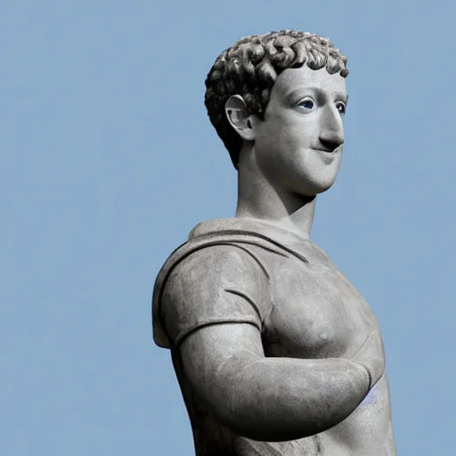 Prompt: Mark Zuckerberg as a greek emperor