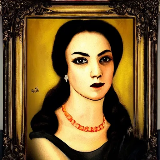 Image similar to Vivian-Vitruvianita painting by Anthony-Voncellinio