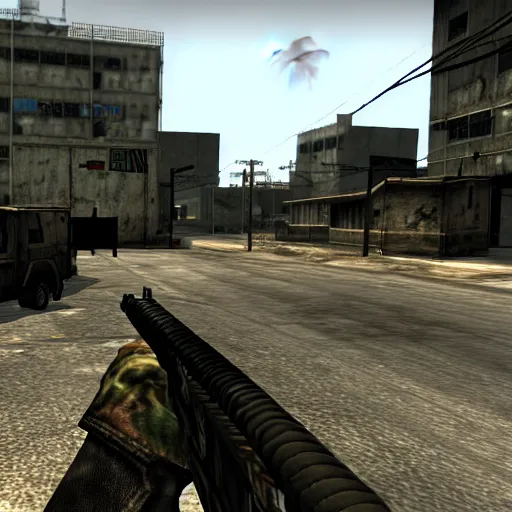 Prompt: ingame screenshot of modern warfare 2