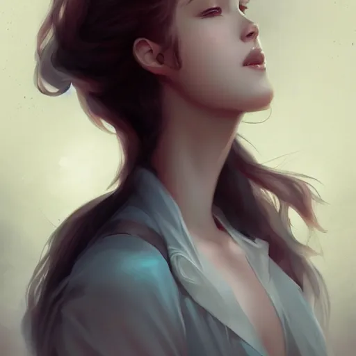 Image similar to art by Charlie Bowater and Chen Yifei,artstation HD