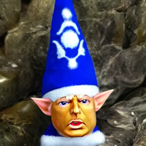 Image similar to a fantasy elf that looks like donald trump