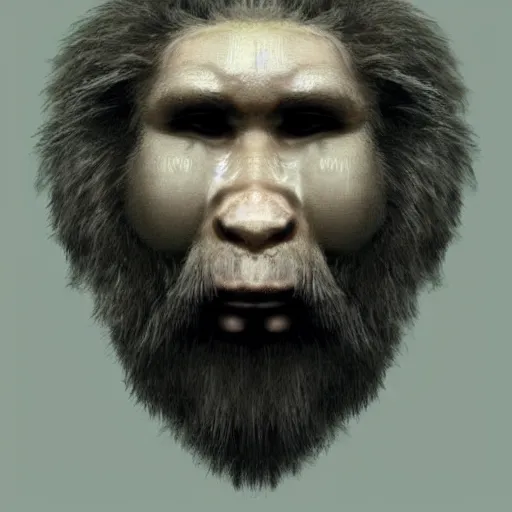 Image similar to Nine depictions of human faces from Neanderthal to Modern Human and beyond showing what humans may look like in the future