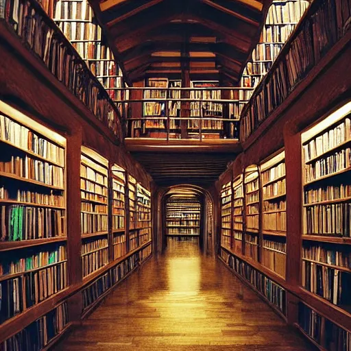 “Dark dingy wet library with stacks of books in piles | Stable ...