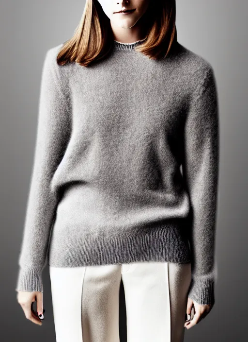 Image similar to kathulu sweater made of cashmere on Emma Watson