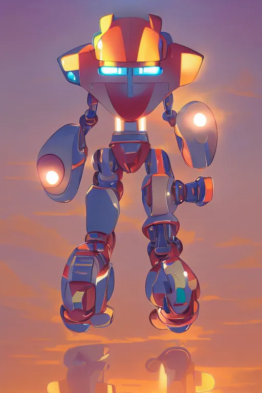 Image similar to metabots medabots medarotto medarot robot minimalist comics, behance hd by jesper ejsing, by rhads, makoto shinkai and lois van baarle, ilya kuvshinov, rossdraws global illumination ray tracing hdr radiating a glowing aura