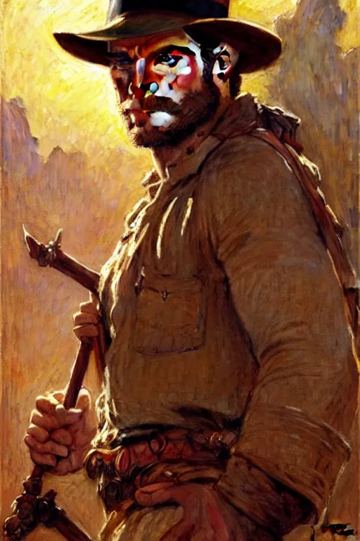 Image similar to henry cavill as indiana jones, painting by gaston bussiere, craig mullins, j. c. leyendecker, claude monet