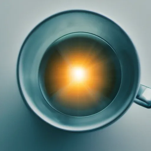 Image similar to award-winning photo of a magic mug of pure energy