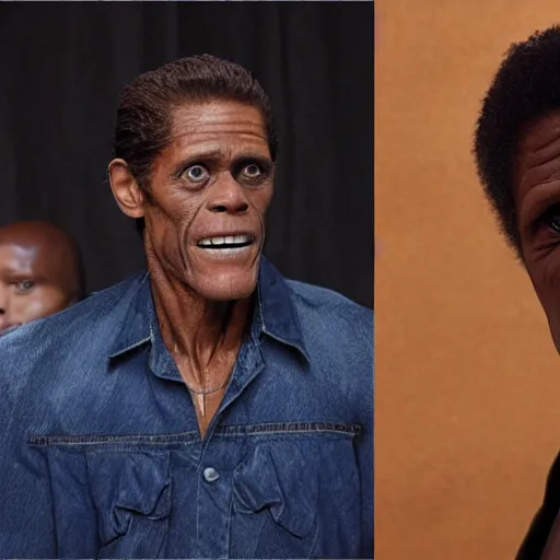 Image similar to african american willem dafoe