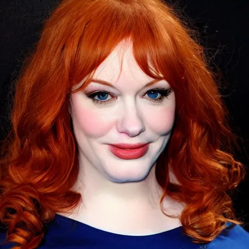 Image similar to Planet that looks like Christina Hendricks seen from space