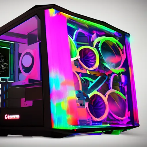 Image similar to pc case art